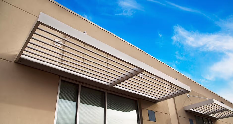 Hanger supported sunshades